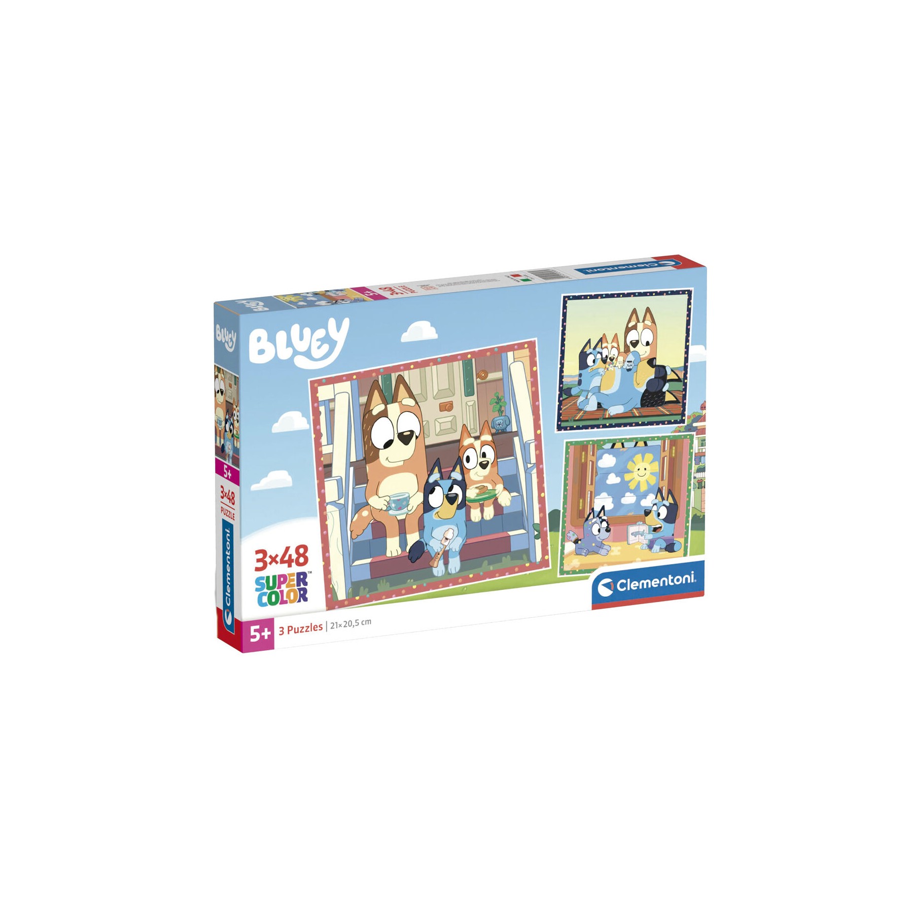 Puzzle Bluey 3x48pzs