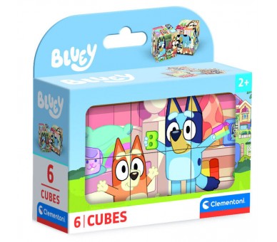 Puzzle cubo Bluey 6pzs