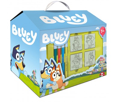 Set papeleria casa Bluey 20pzs