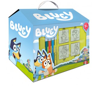 Set papeleria casa Bluey 20pzs