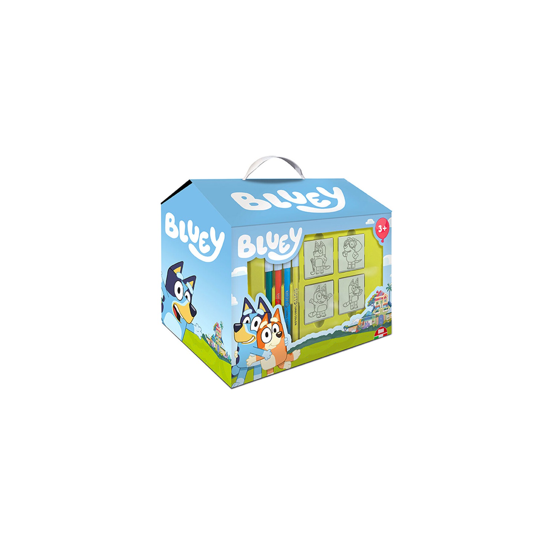 Set papeleria casa Bluey 20pzs