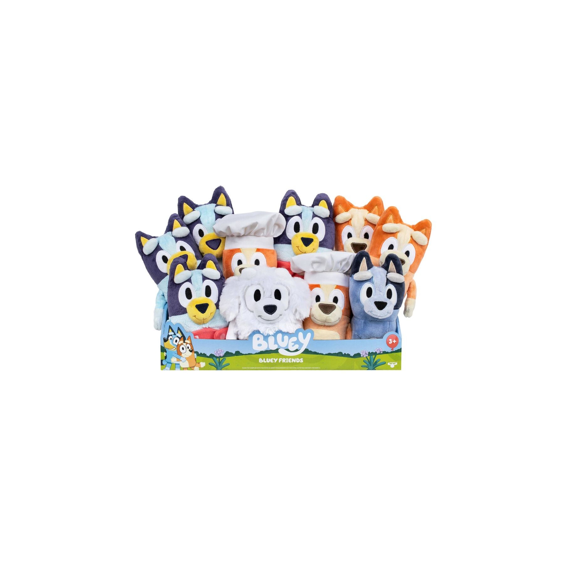 Peluche Bluey Friends 20cm surtido