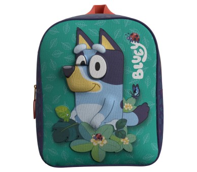 Mochila 3D Leaves Bluey 30cm