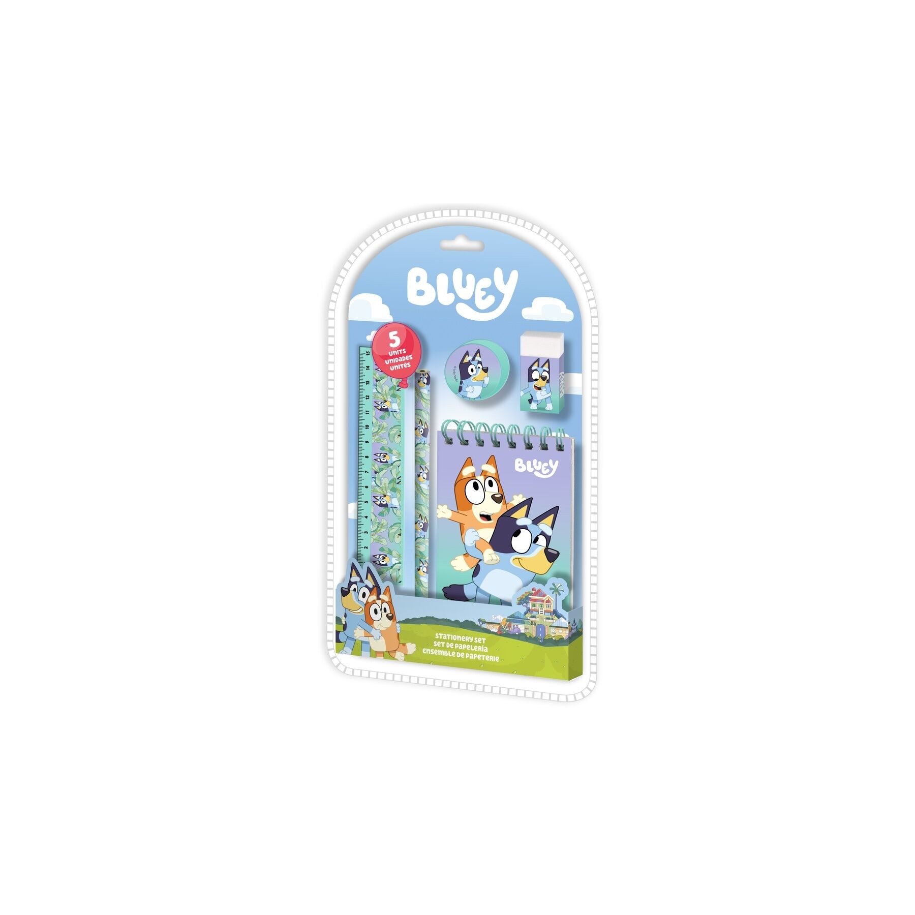 Set papeleria Bluey