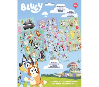Set pegatinas Bluey