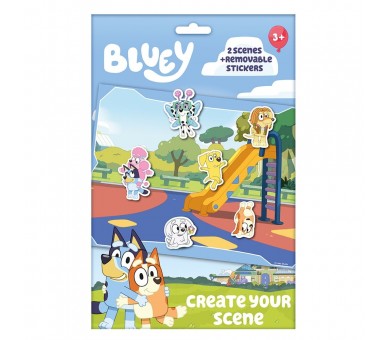 Cuaderno Crea tu escena Bluey