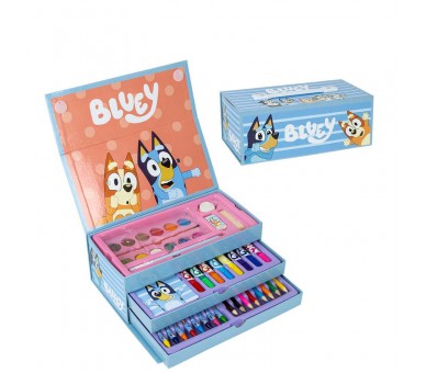 Maletin papeleria coloreable Bluey