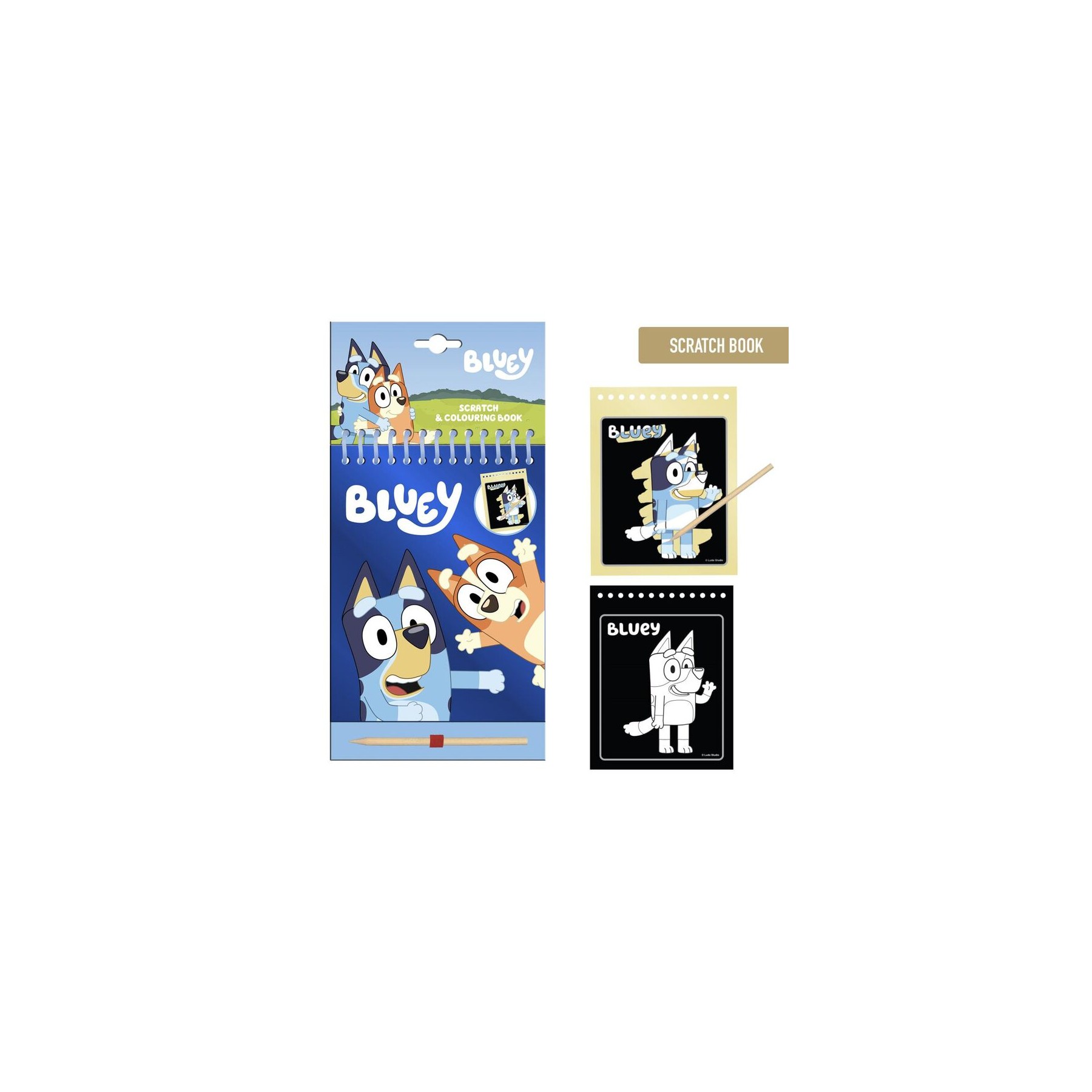 Set papeleria scratch Bluey