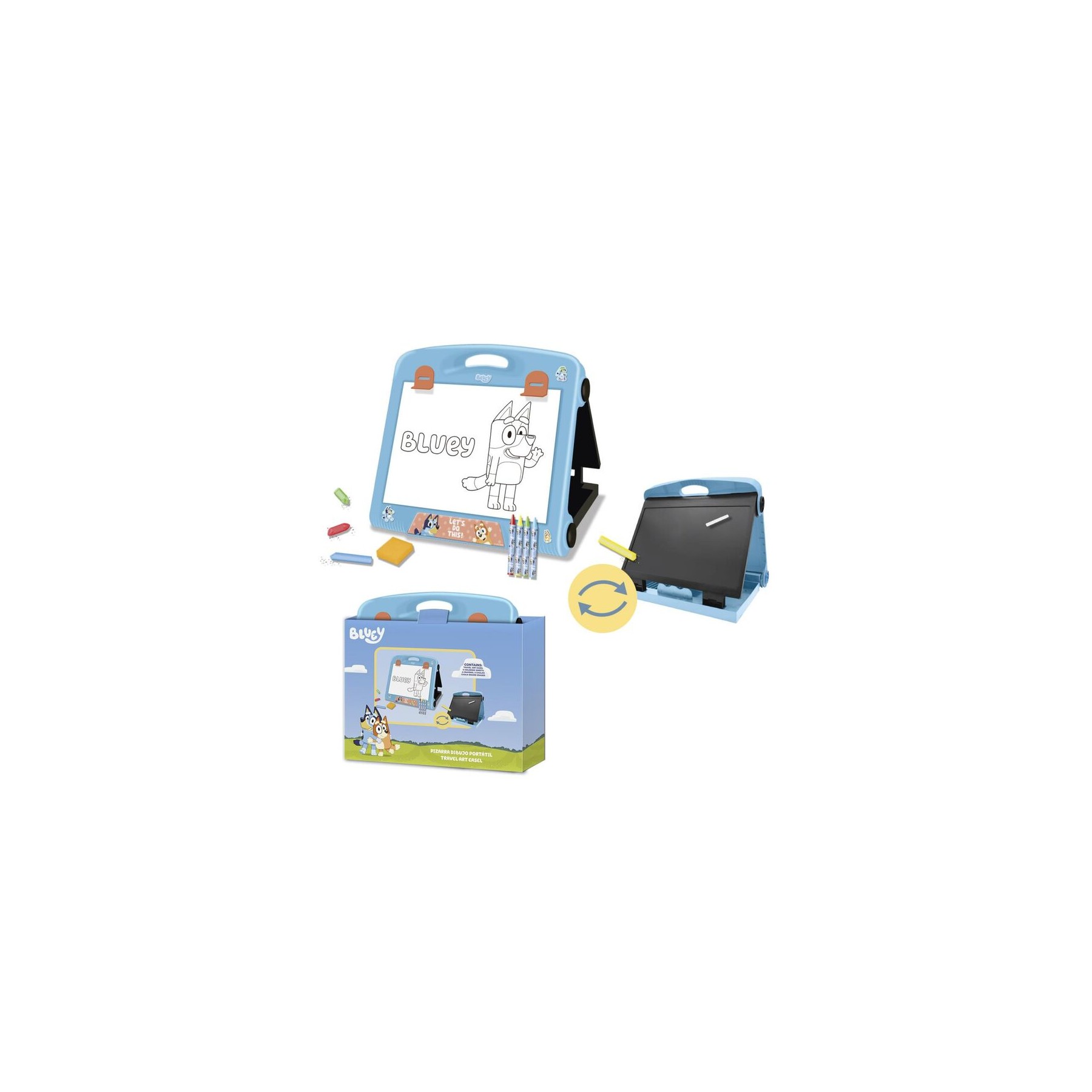 Set papeleria portatil Bluey
