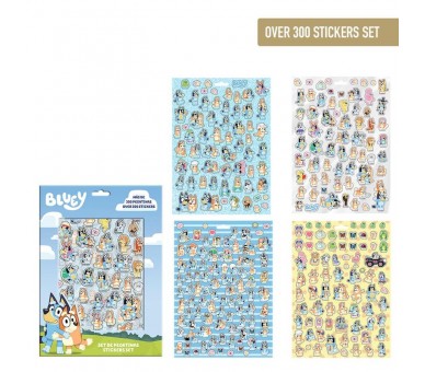 Set pegatinas Bluey