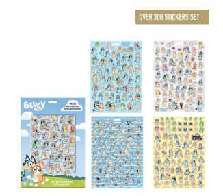 Set pegatinas Bluey