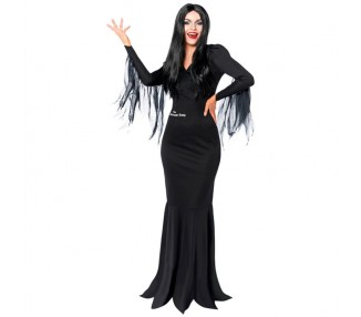 Disfraz Morticia Addams Miercoles adulto