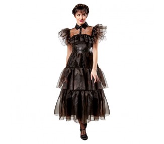 Disfraz baile deluxe Miercoles adulto