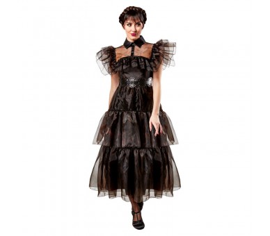 Disfraz baile deluxe Miercoles adulto