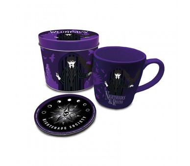 Lata regalo Taza + posavasos Miercoles Wednesday