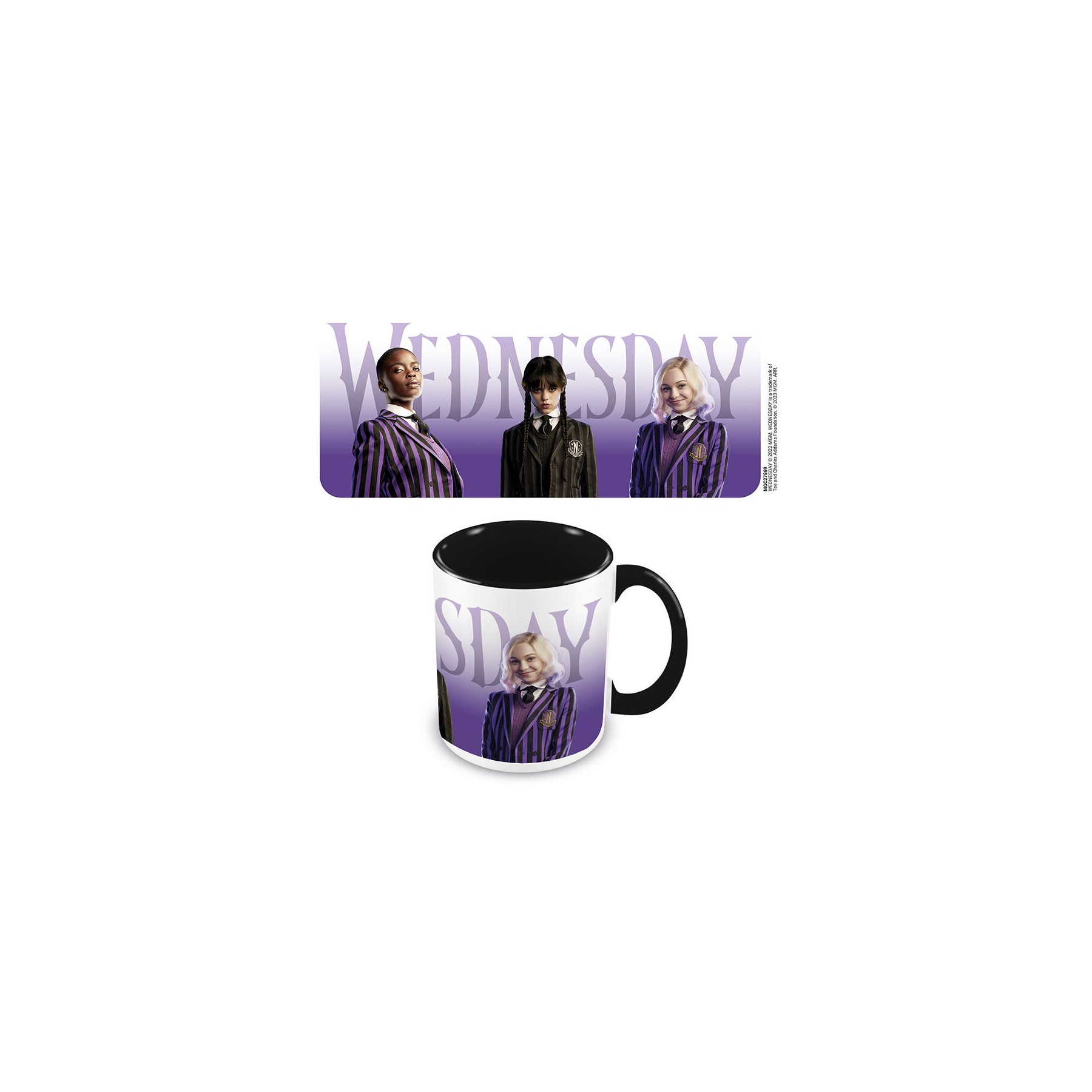 Taza Estudiantes de Nevermore Miercoles Wednesday 315ml