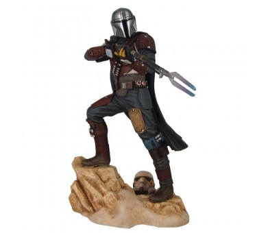 Estatua The Mandalorian Star Wars Premier Collection 29cm
