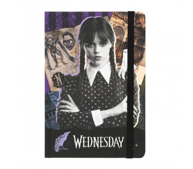 Cuaderno A5 premium Miercoles Addams