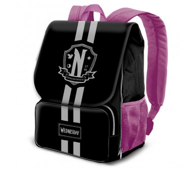 Mochila solapa School Miercoles 45cm