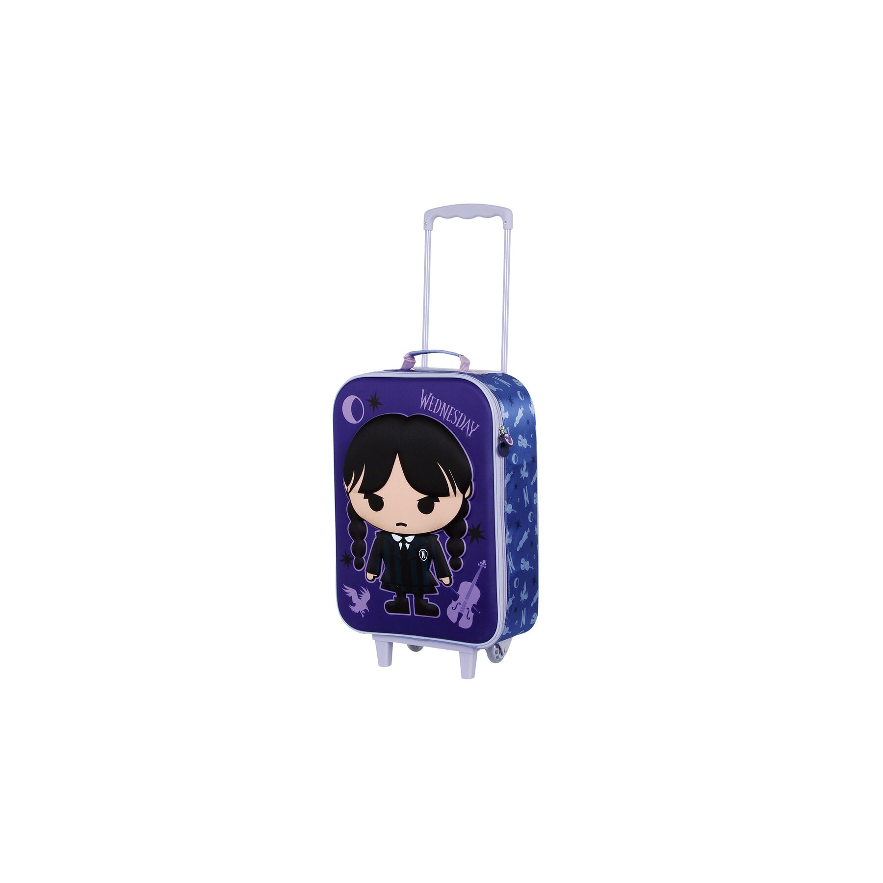 Maleta trolley 3D Chibi Miercoles