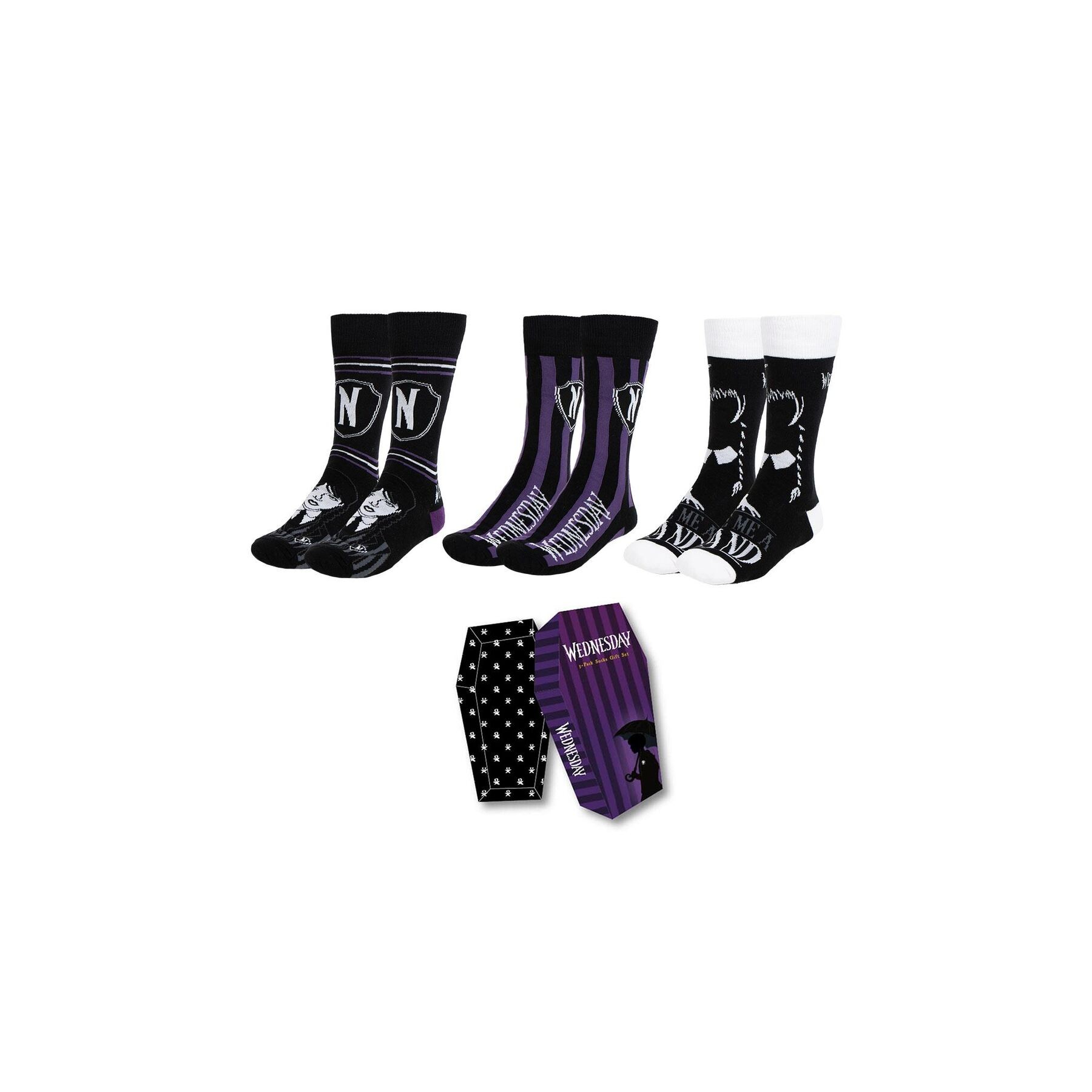 Set calcetines Miercoles adulto