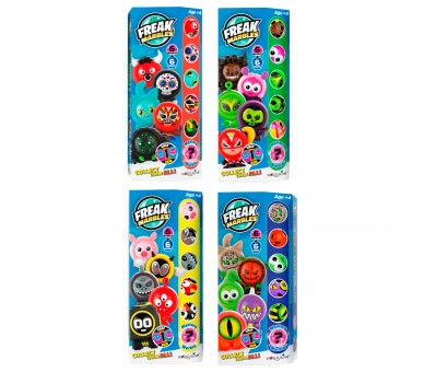 Set 6 Canicas + Skin - Freak Marbles surtido