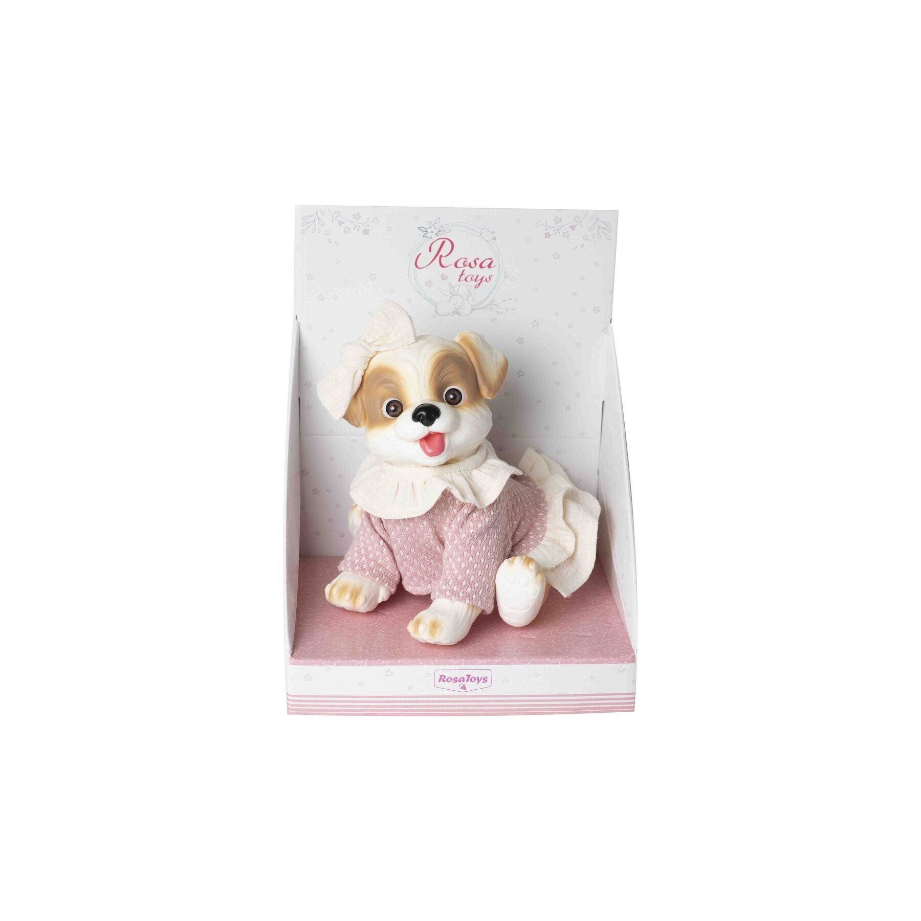 Muñeco bebe reborn perrito vestido lana