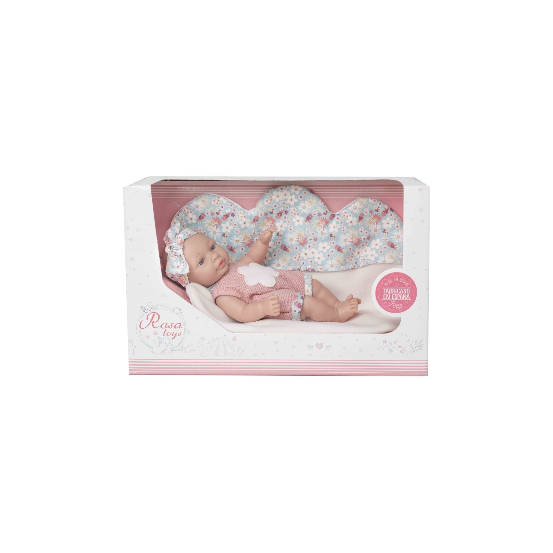 Muñeca bebe reborn Noa mantita