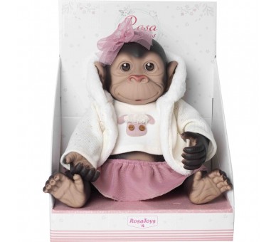 Muñeco Bebe reborn mono capucha y falda
