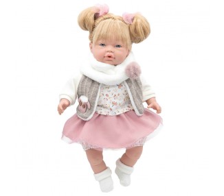 Muñeca Daniela habladora falda español