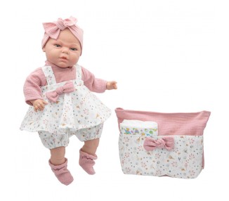 Muñeca bebe Roma neceser sonidos