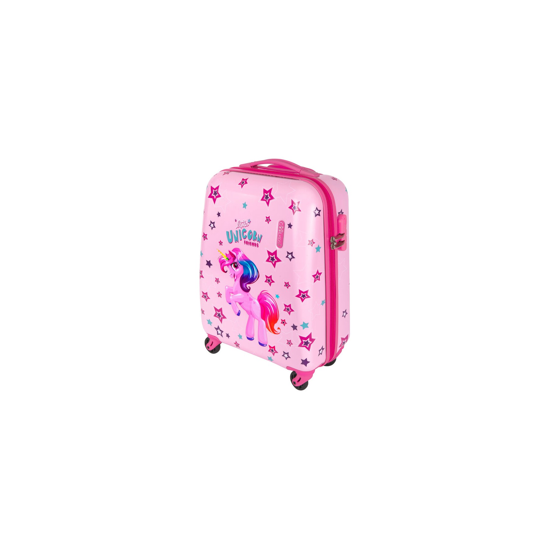 Maleta ABS Unicornio 4r 51cm