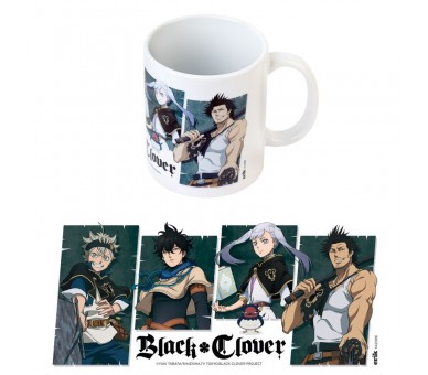 Taza Personajes Black Cover 350ml