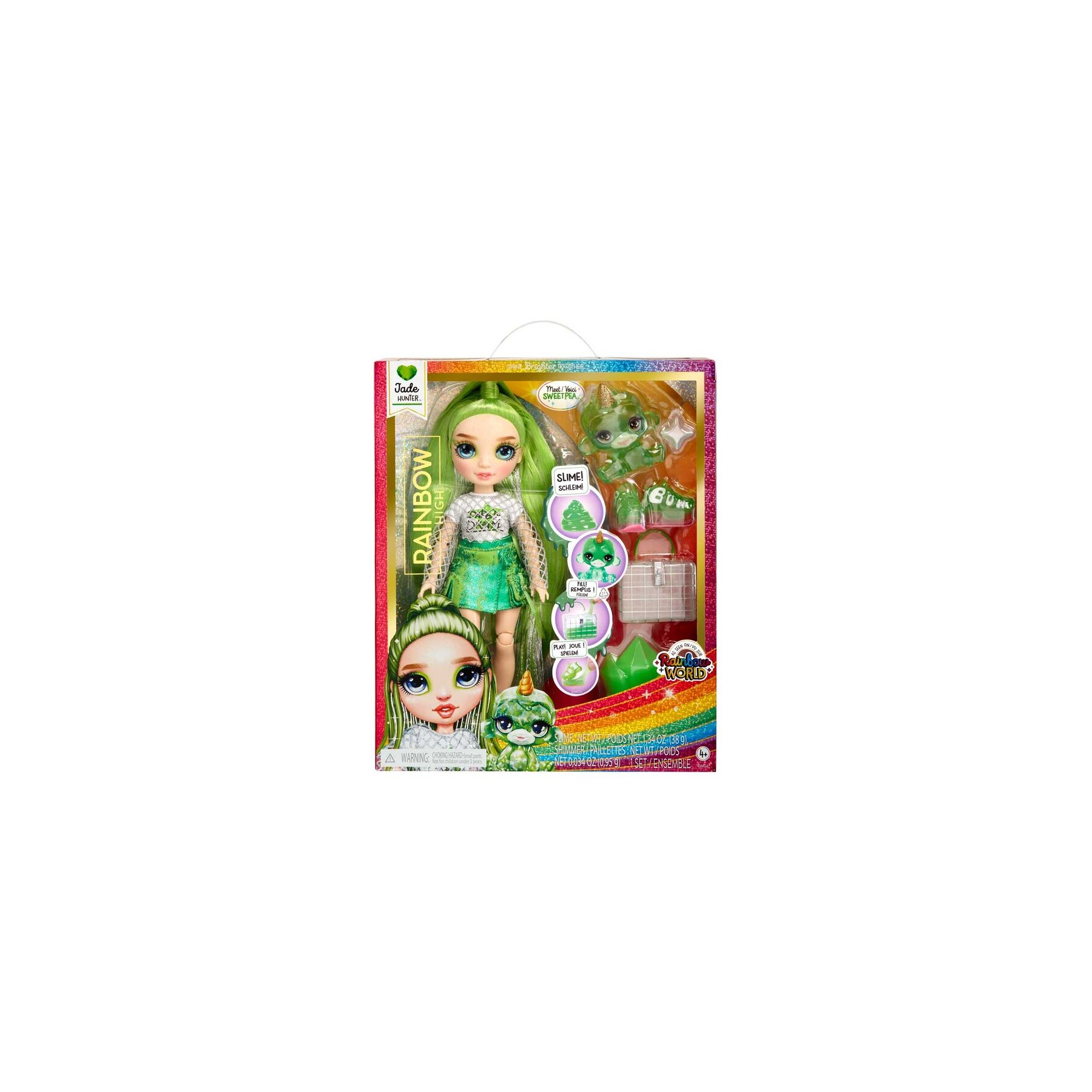 Muñeca Jade Rainbow World Rainbow High 25cm