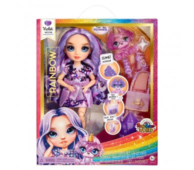 Muñeca Violet Rainbow World Rainbow High 25cm
