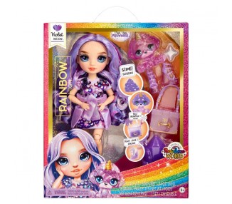 Muñeca Violet Rainbow World Rainbow High 25cm