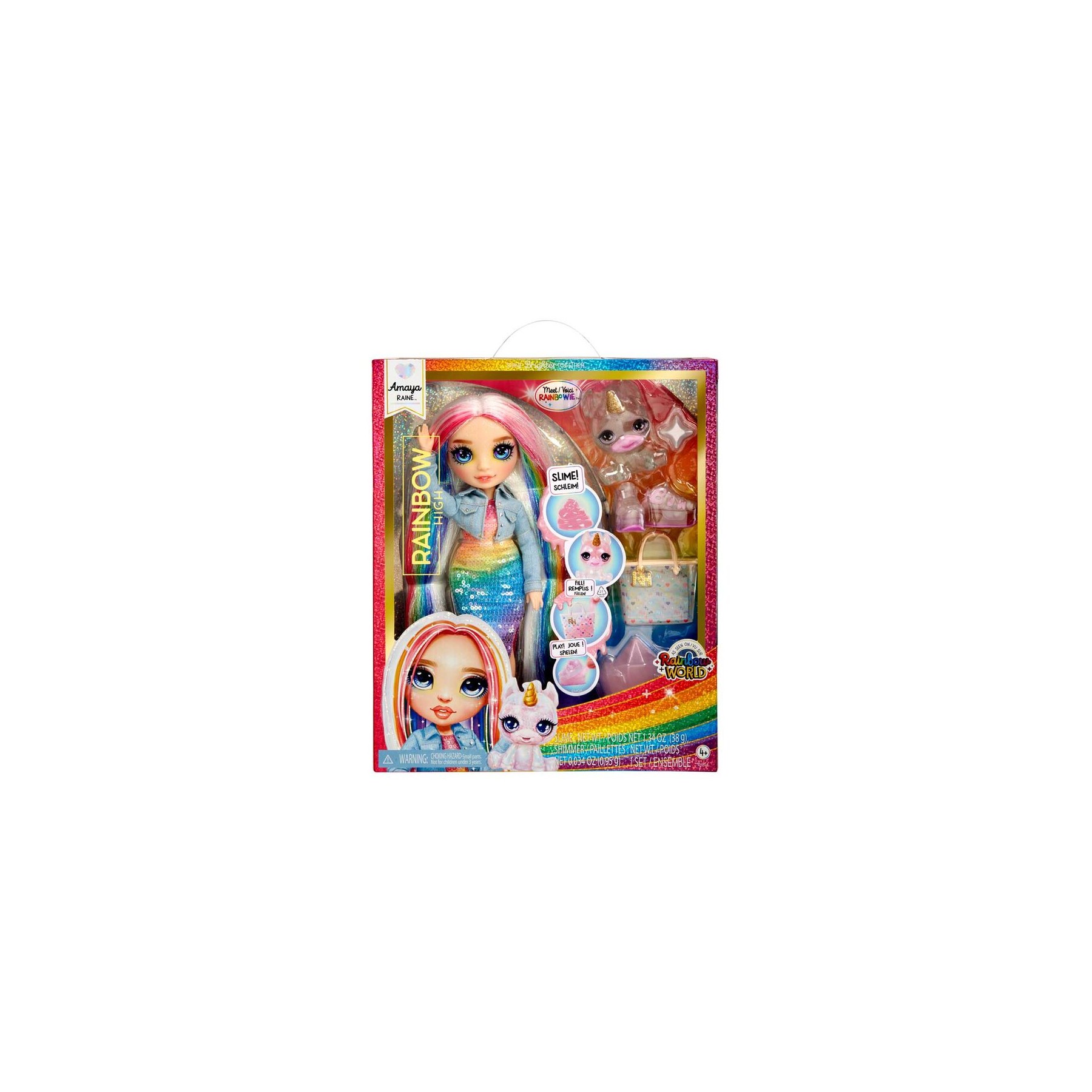 Muñeca Amaya Rainbow World Rainbow High 25cm