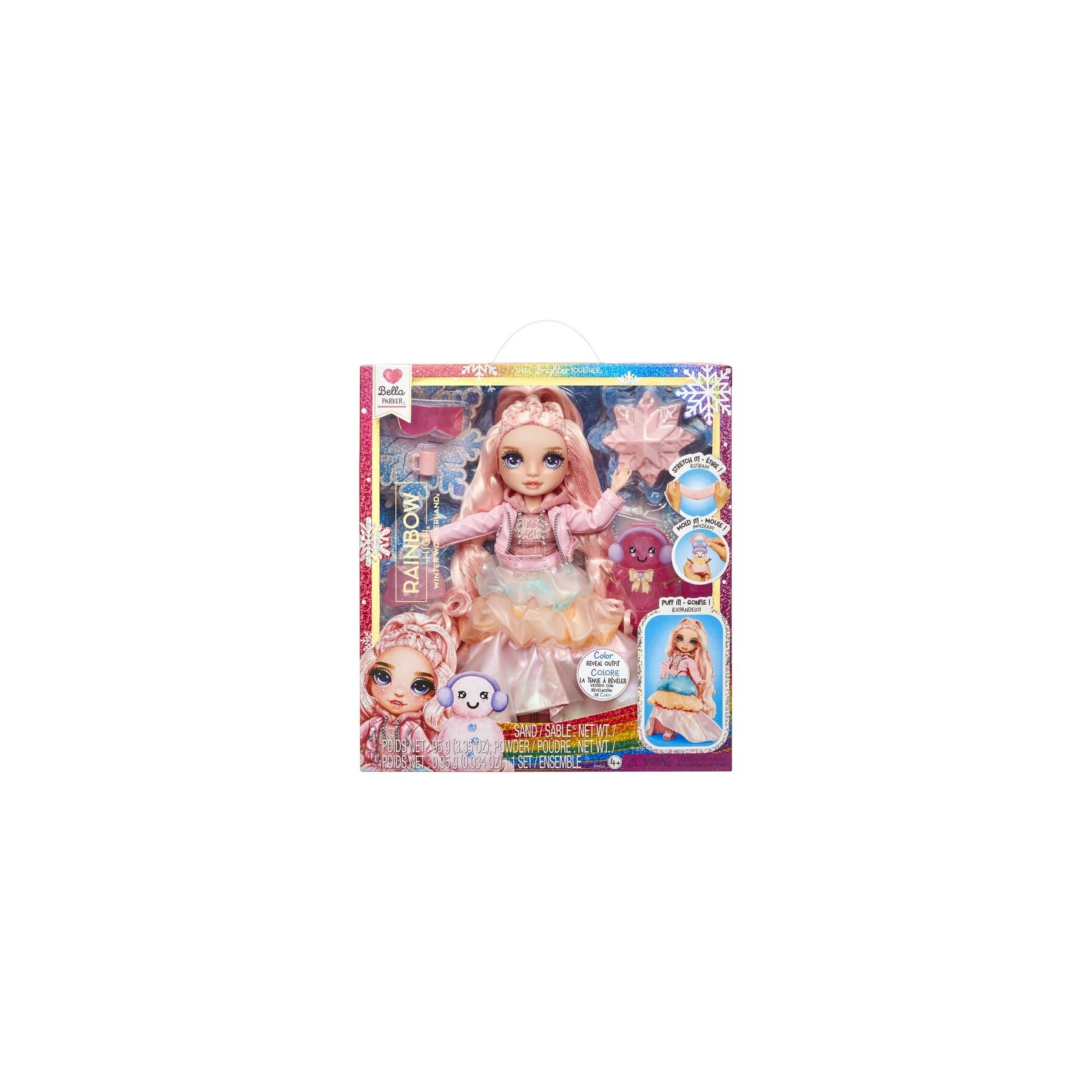 Muñeca Bella Parker Invierno rosa Rainbow High