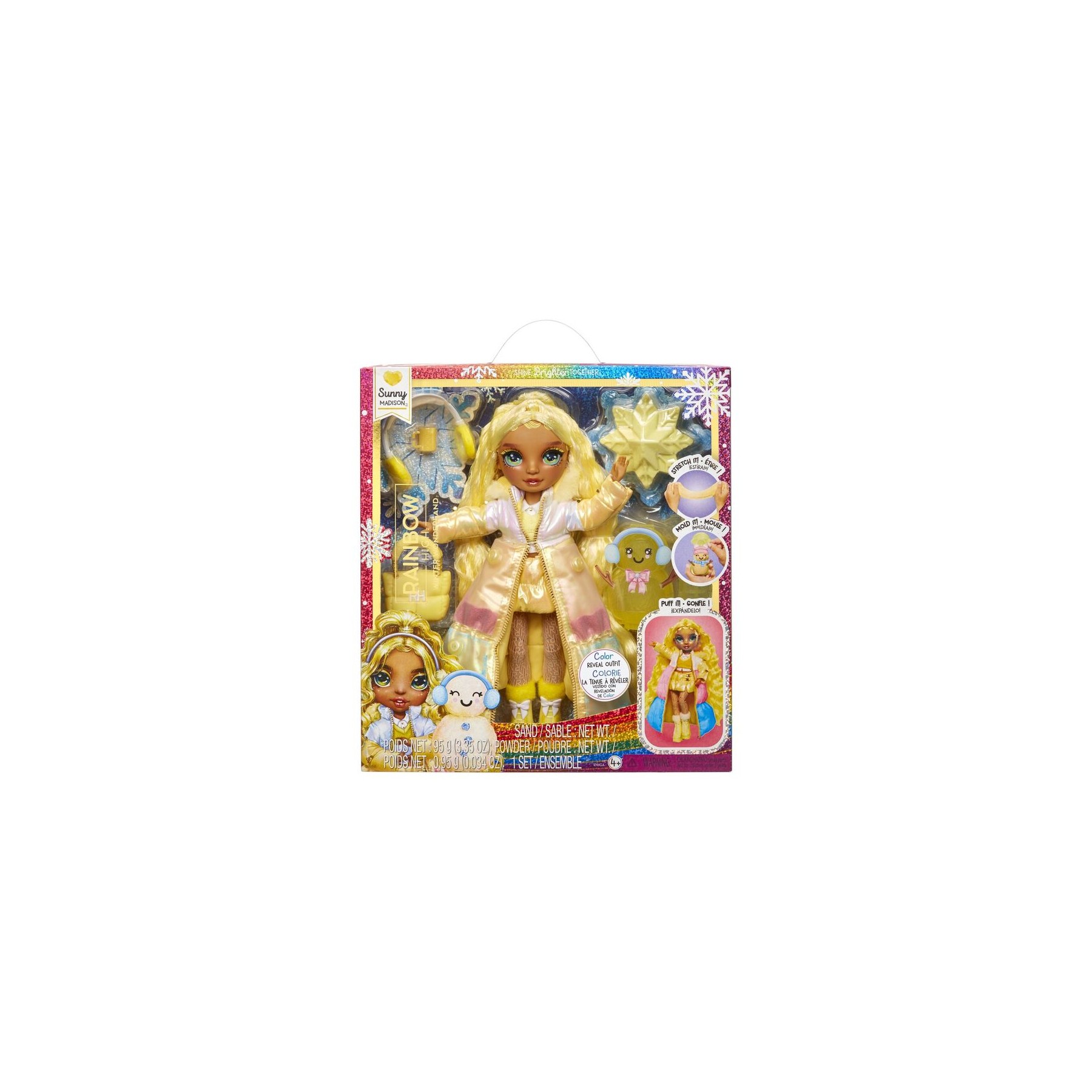 Muñeca Sunny Madison Invierno amarillo Rainbow High