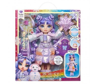 Muñeca Violet Willow Invierno morada Rainbow High