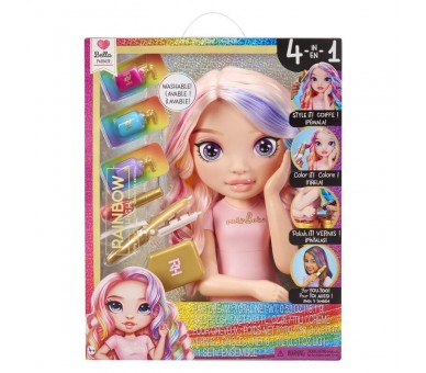 Playset cabeza estilista Bella Parker Rainbow High