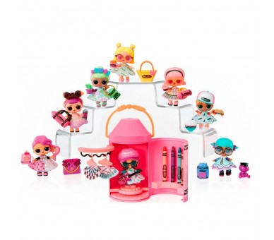 Muñeca capsula sorpresa Color Me Studio Crayola L.O.L. Surprise surtido
