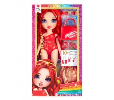 Muñeca Ruby Bajo el sol Rainbow High 25cm