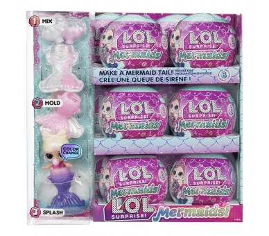 Muñeca sirena capsula sorpresa L.O.L. Surprise surtido