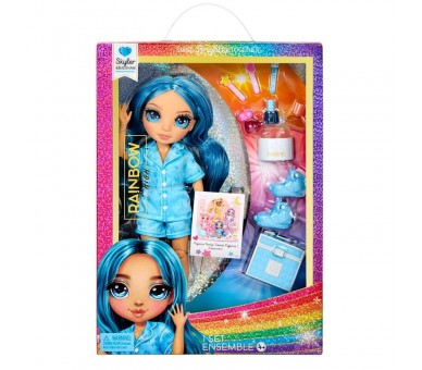 Muñeca Skyler Fiesta pijama Rainbow High 22cm
