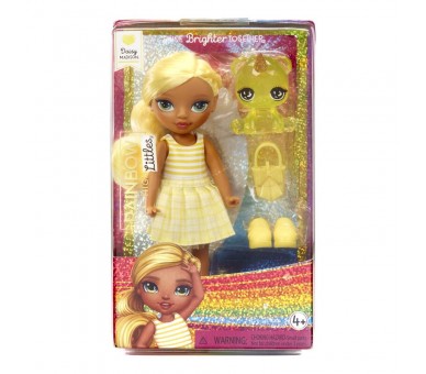 Muñeca Little fashion Daisy amarillo Rainbow High