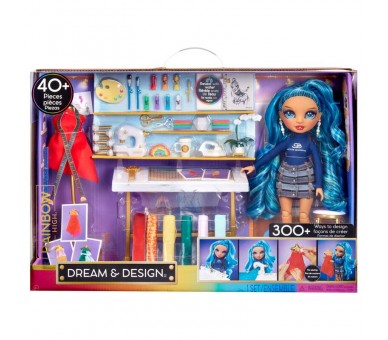 Muñeca Skyler Sueña y Diseña Rainbow High 25cm