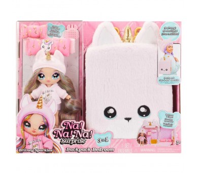 Mini mochila + muñeca Britney Sparkles Na! Na! Na! Surprise
