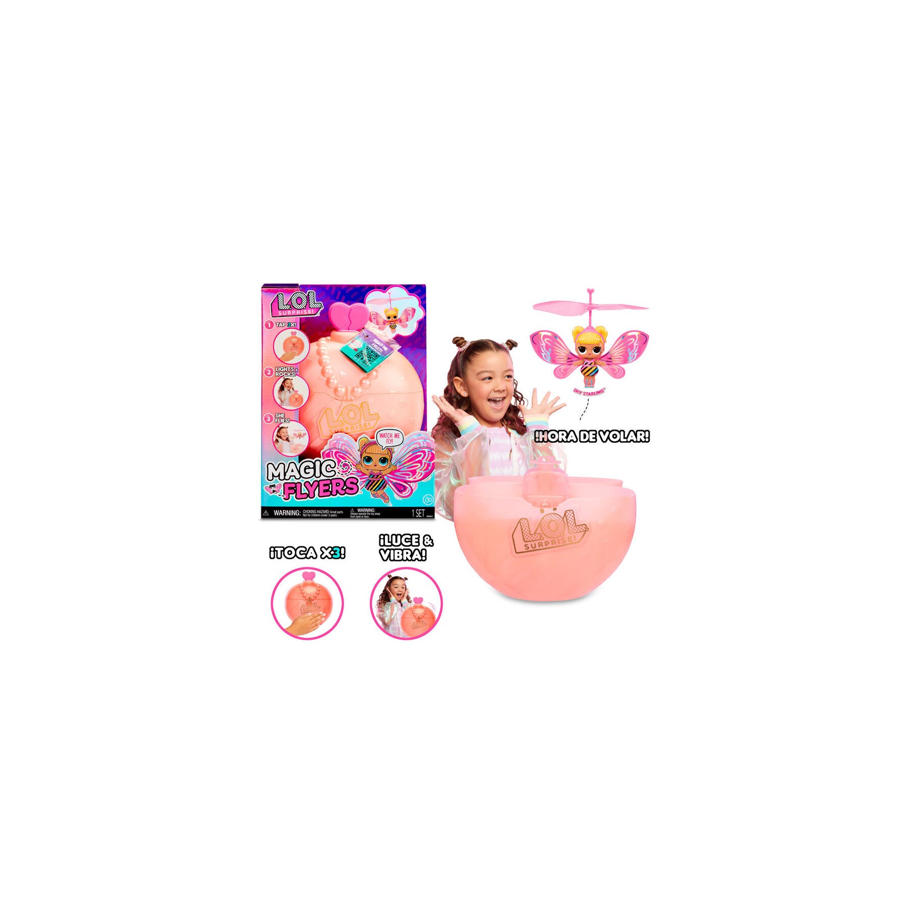 Muñeca voladora Flutter Star L.O.L. Surprise