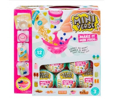 Capsula sorpresa Miniverse Make It Mini Foods Cafe Serie 3 surtido